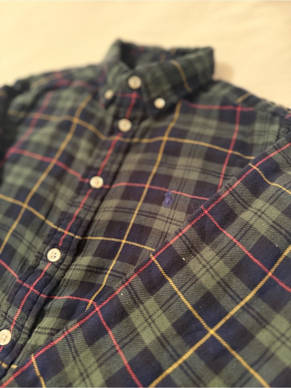 Polo Ralph Lauren Boys 14/16 flannel button down
